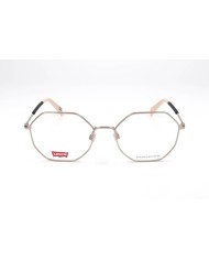 Levi’s LV 1040 8KJ 52 – Γυναικείος Μεταλλικός Σκελετός Οράσεως Hexagonal Ροζ Χρυσό